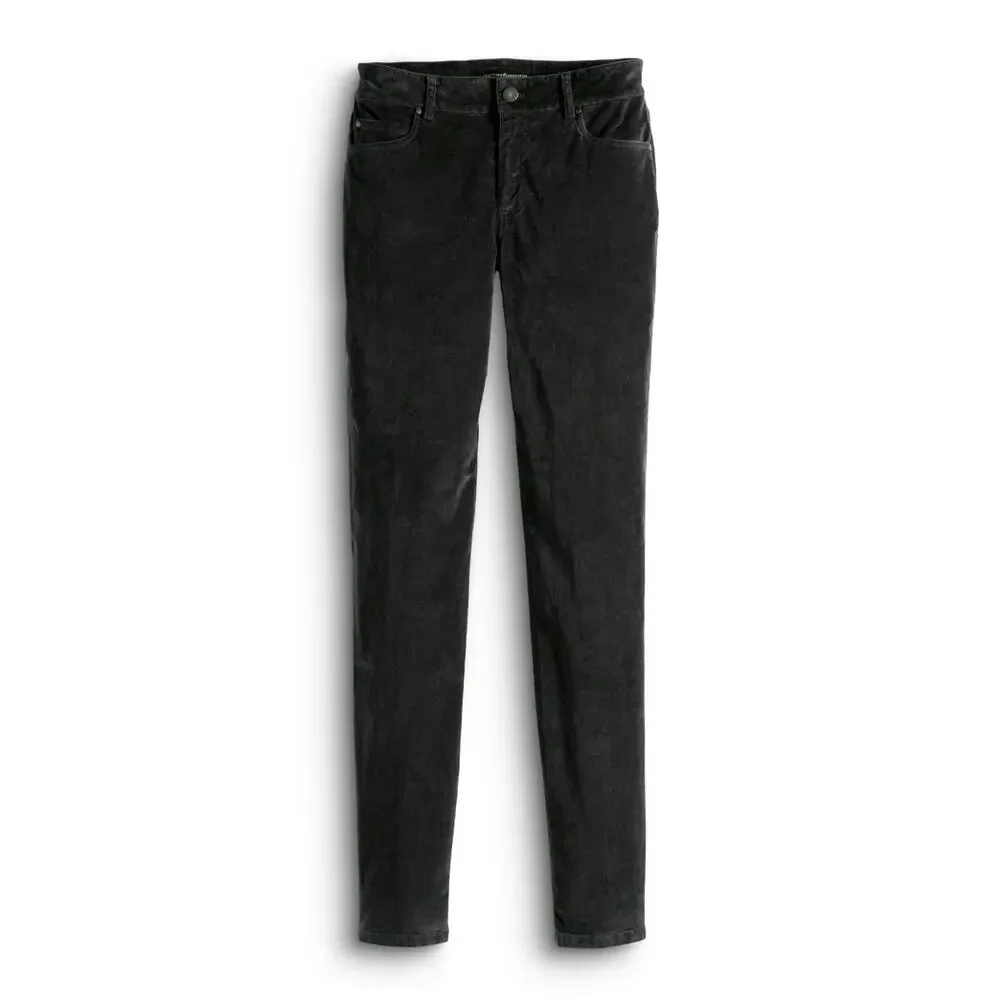 Peruvian Connection Black Velveteen Pants - Picture 2 of 5